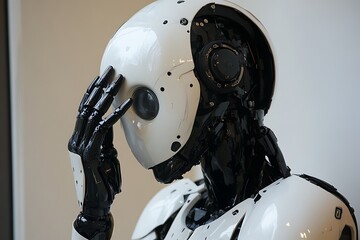 Fototapeta premium Robot Contemplation