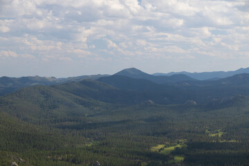 Aerial view of Black Hills National Forest, South Dakota
