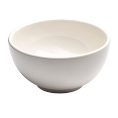 handcrafted decorative ceramic bowl isolated on a white background