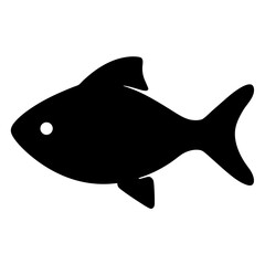 rainbowfish black silhouette of a moorish idol fish aquatic animal ocean life- simple black silhouette of a rainbowfish tropical sea life animal icon,