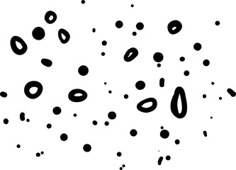 Mixed Spiral and Solid Dots in Loose Scatter