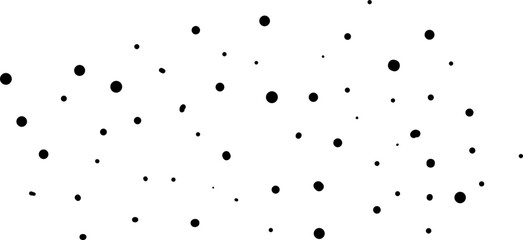 Dense Spiral Doodle Dots in Circular Composition