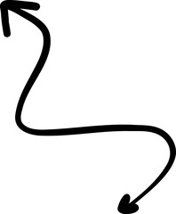 Looping circular arrow with soft rounded flow