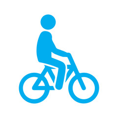 Obraz premium cycling colored icon
