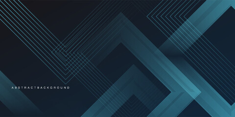 Abstract blue background. Geometric triangle background. Hexagon pattern. Vector background.