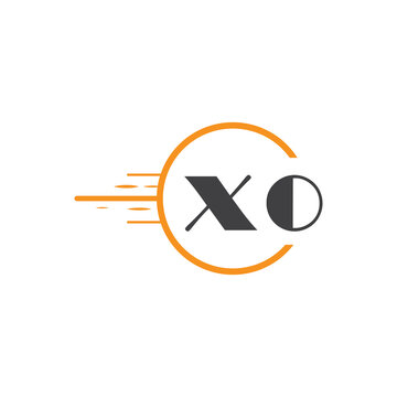 initial monogram logo with circle style design.
