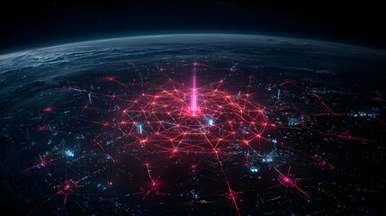 Global Networked City At Night From Space