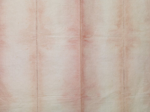 和紙　日本の伝統染め　赤茶色