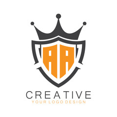 initial monogram with letter creative logo