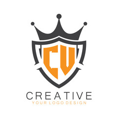 initial monogram with letter creative logo