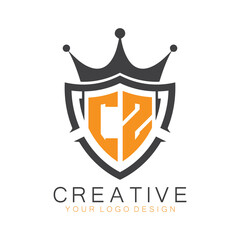 initial monogram with letter creative logo