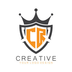 initial monogram with letter creative logo