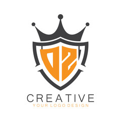 initial monogram with letter creative logo