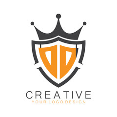 initial monogram with letter creative logo