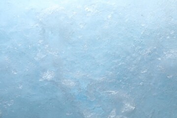 Texture of clear ice as background, closeup