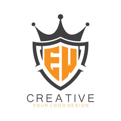 initial monogram with letter creative logo