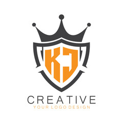 initial monogram with letter creative logo