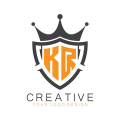 initial monogram with letter creative logo