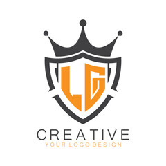 initial monogram with letter creative logo