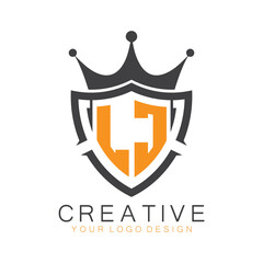 initial monogram with letter creative logo