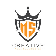 initial monogram with letter creative logo