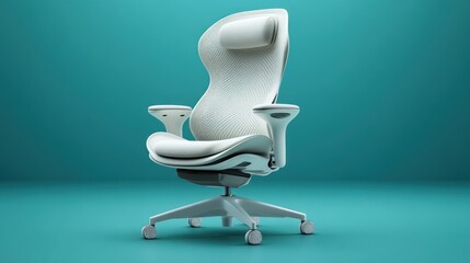 Ergonomic Office Chair with Modern Design and Comfortable Mesh Backrest