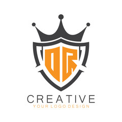 initial monogram with letter creative logo