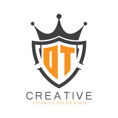 initial monogram with letter creative logo