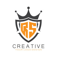 initial monogram with letter creative logo