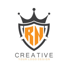 initial monogram with letter creative logo