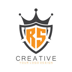 initial monogram with letter creative logo