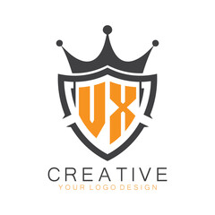 initial monogram with letter creative logo