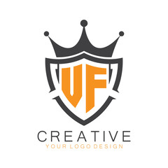 initial monogram with letter creative logo