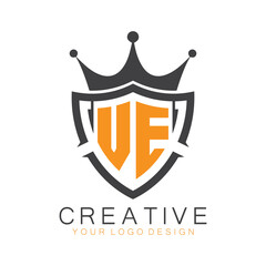 initial monogram with letter creative logo