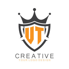 initial monogram with letter creative logo