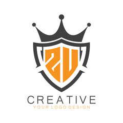 initial monogram with letter creative logo