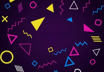 neon background of an abstract background