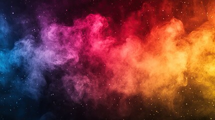 Naklejka premium Bright rainbow gradient background with smooth color transitions, vivid and saturated hues, soft glowing texture, modern abstract backdrop