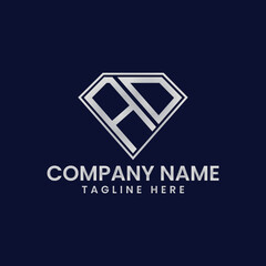 Simple Letter Logo in Diamond Frame