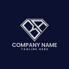 Simple Letter Logo in Diamond Frame