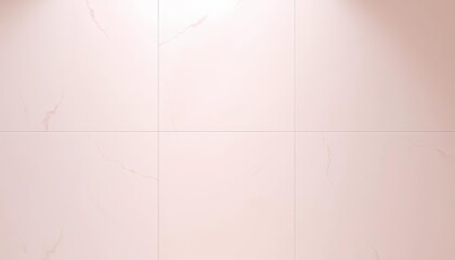 Abstract light pink geometric pattern on marble tile surface, subtle texture, tile background, tile