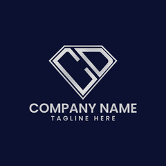 Simple Letter Logo in Diamond Frame