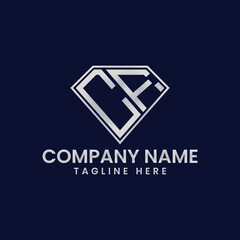 Simple Letter Logo in Diamond Frame