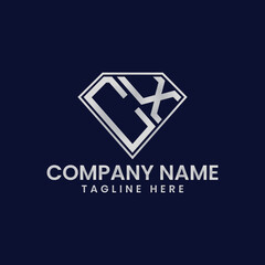 Simple Letter Logo in Diamond Frame