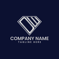 Simple Letter Logo in Diamond Frame