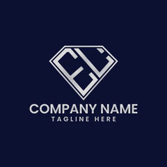 Simple Letter Logo in Diamond Frame