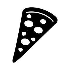 A Delicious Slice of Pizza Icon Graphic Illustration