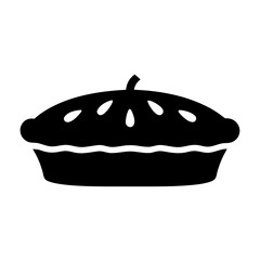 A Delicious Black and White Image of an Entire Pie