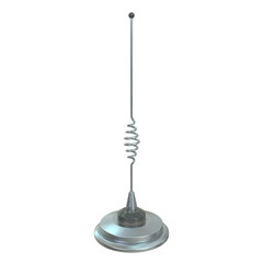 Vintage Antenna, 3d illustration isolated on white background