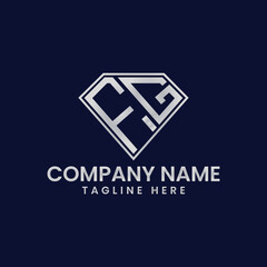 Simple Letter Logo in Diamond Frame